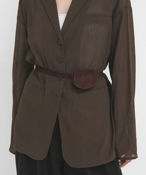 KBF / ケービーエフ ベルト・サスペンダー | ミニポーチベルト（ブラウン）