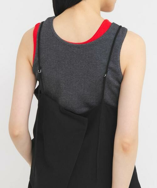 KBF / ケービーエフ タンクトップ | レイヤードSETタンクトップ（チャコールグレー）