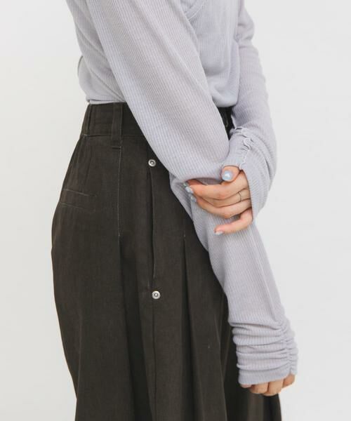 KBF / ケービーエフ Tシャツ | アシメレイヤードTEE | 詳細3