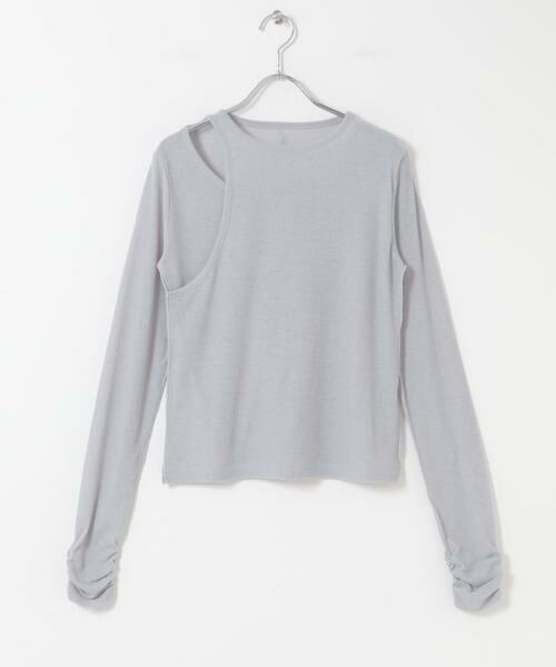 KBF / ケービーエフ Tシャツ | アシメレイヤードTEE | 詳細8