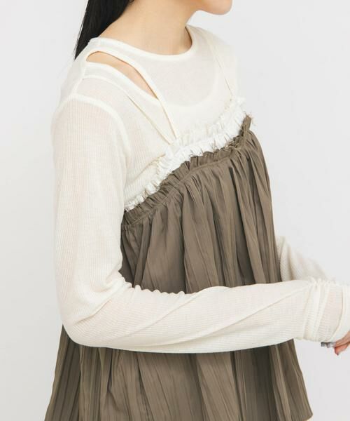 KBF / ケービーエフ Tシャツ | アシメレイヤードTEE | 詳細13