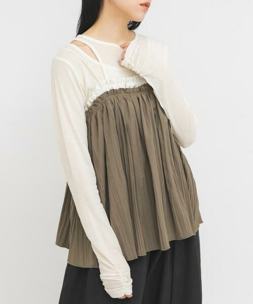 KBF / ケービーエフ Tシャツ | アシメレイヤードTEE | 詳細14