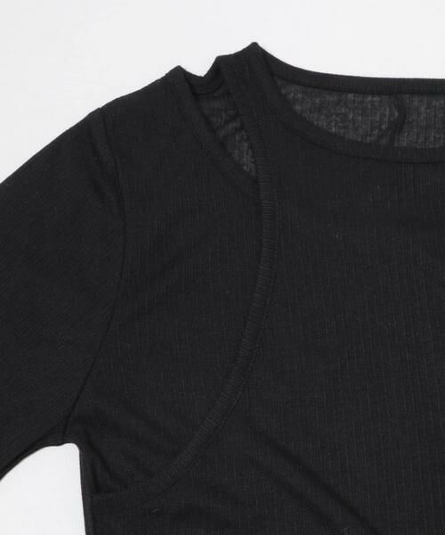 KBF / ケービーエフ Tシャツ | アシメレイヤードTEE | 詳細30