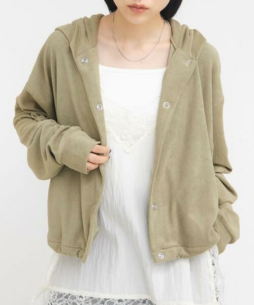 KBF / ケービーエフ パーカー | リングドットパイルフーディー | 詳細1