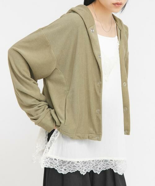 KBF / ケービーエフ パーカー | リングドットパイルフーディー | 詳細2