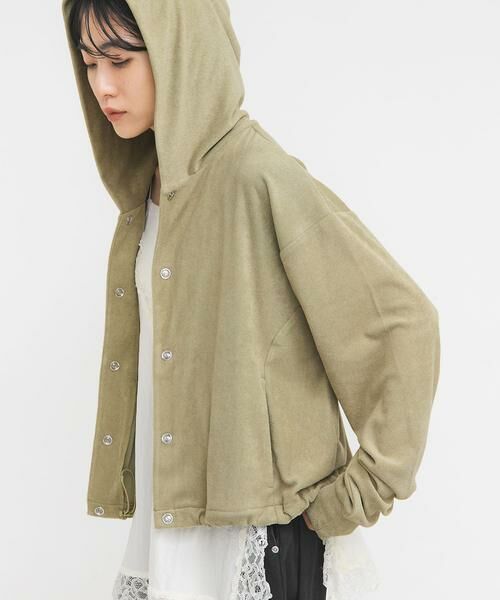 KBF / ケービーエフ パーカー | リングドットパイルフーディー | 詳細3