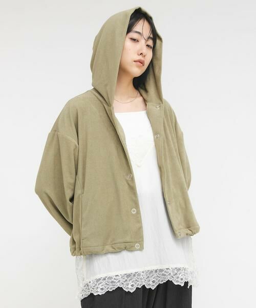 KBF / ケービーエフ パーカー | リングドットパイルフーディー | 詳細4