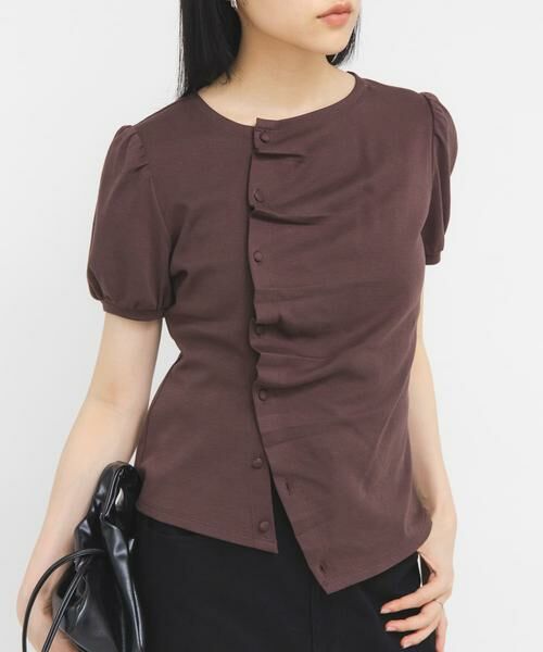 KBF / ケービーエフ Tシャツ | アシメトリーデザインカットソー | 詳細1