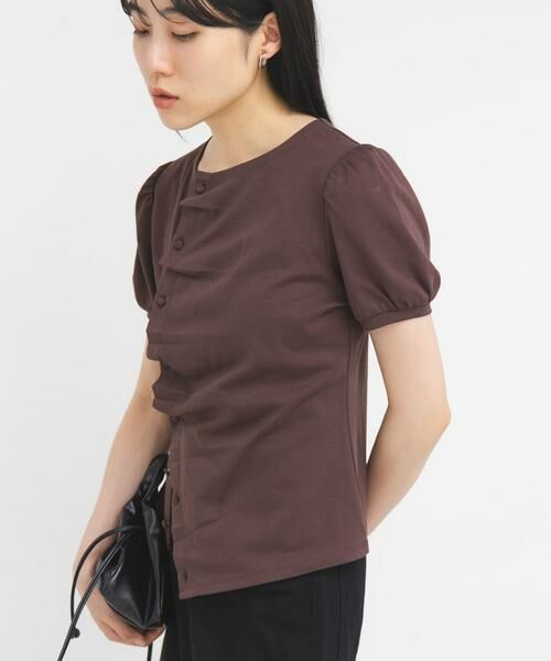 KBF / ケービーエフ Tシャツ | アシメトリーデザインカットソー | 詳細2