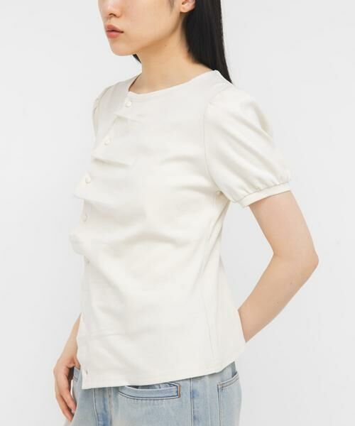 KBF / ケービーエフ Tシャツ | アシメトリーデザインカットソー | 詳細9