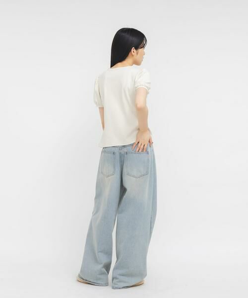 KBF / ケービーエフ Tシャツ | アシメトリーデザインカットソー | 詳細15