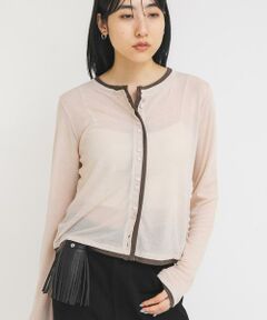 KBF / ケービーエフ カーディガン・ボレロ | レイヤードライクカーディガン