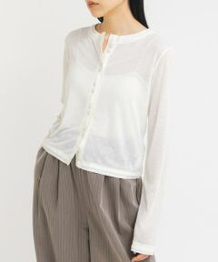 KBF / ケービーエフ カーディガン・ボレロ | レイヤードライクカーディガン