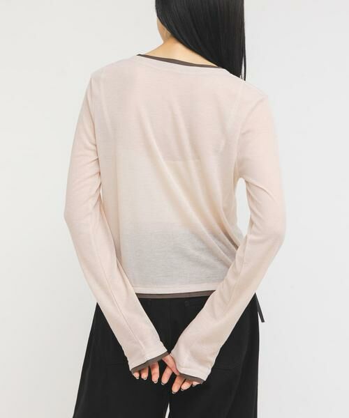 KBF / ケービーエフ カーディガン・ボレロ | レイヤードライクカーディガン | 詳細4