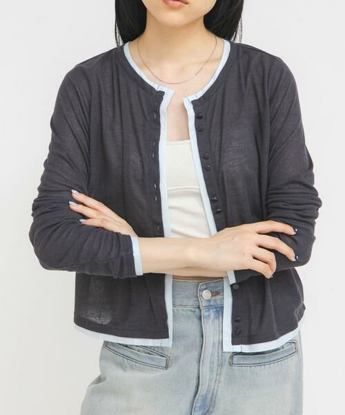 KBF / ケービーエフ カーディガン・ボレロ | レイヤードライクカーディガン | 詳細18