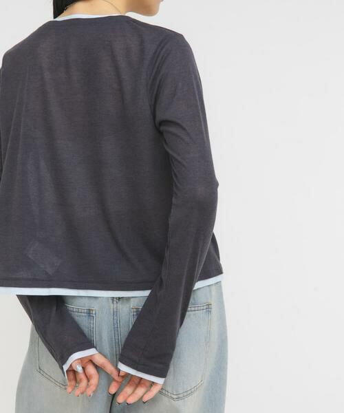 KBF / ケービーエフ カーディガン・ボレロ | レイヤードライクカーディガン | 詳細21