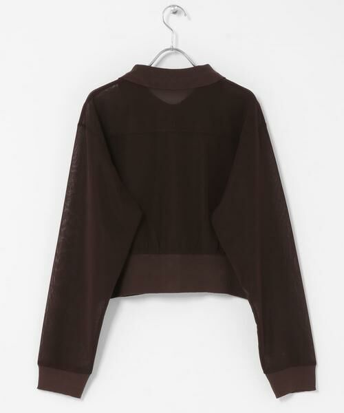 KBF / ケービーエフ シャツ・ブラウス | シアーシャツカーディガン | 詳細9