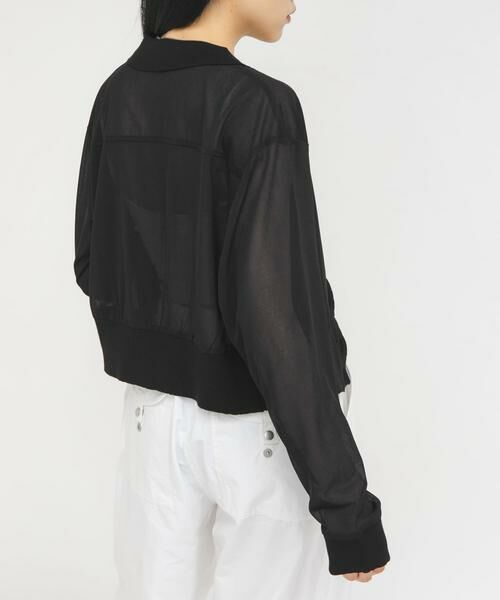 KBF / ケービーエフ シャツ・ブラウス | シアーシャツカーディガン | 詳細14