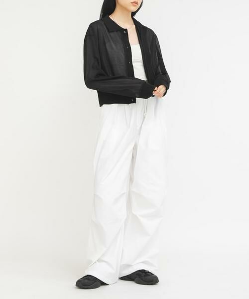 KBF / ケービーエフ シャツ・ブラウス | シアーシャツカーディガン | 詳細15