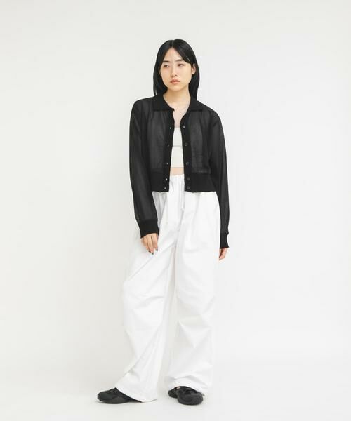 KBF / ケービーエフ シャツ・ブラウス | シアーシャツカーディガン | 詳細16