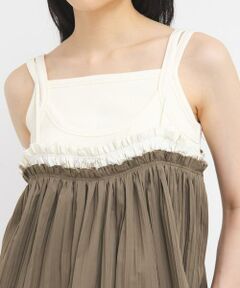 KBF / ケービーエフ タンクトップ | レイヤードライクカップ付きタンクトップ