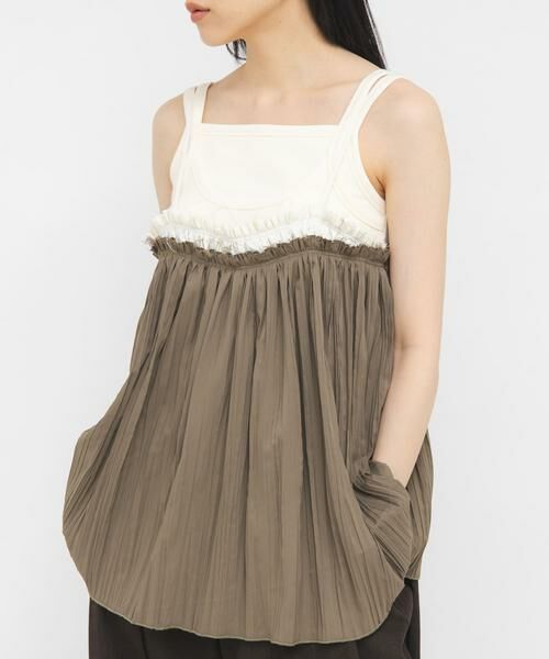 KBF / ケービーエフ タンクトップ | レイヤードライクカップ付きタンクトップ | 詳細13