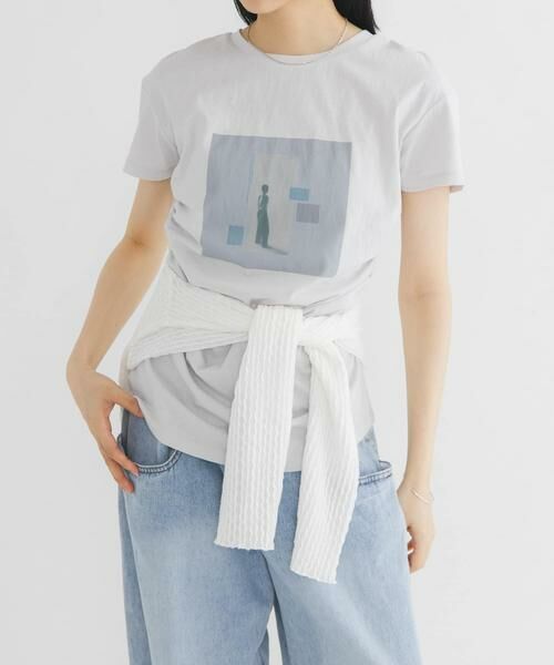 KBF / ケービーエフ Tシャツ | ドレーププリントTEE | 詳細3