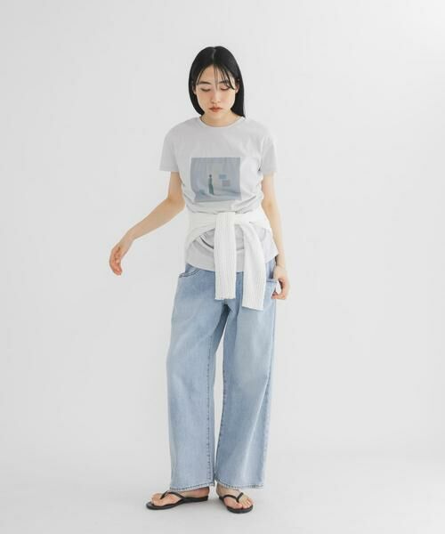 KBF / ケービーエフ Tシャツ | ドレーププリントTEE | 詳細4