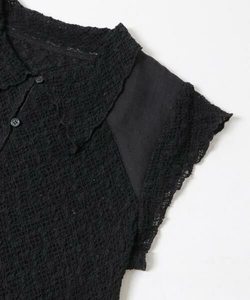 KBF / ケービーエフ シャツ・ブラウス | フレンチスリーブレースシャツ | 詳細17