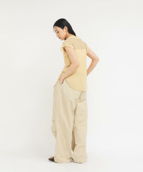 KBF / ケービーエフ シャツ・ブラウス | フレンチスリーブレースシャツ | 詳細23