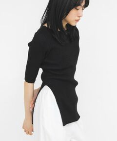 KBF / ケービーエフ ニット・セーター | アシンメトリーRIBニット