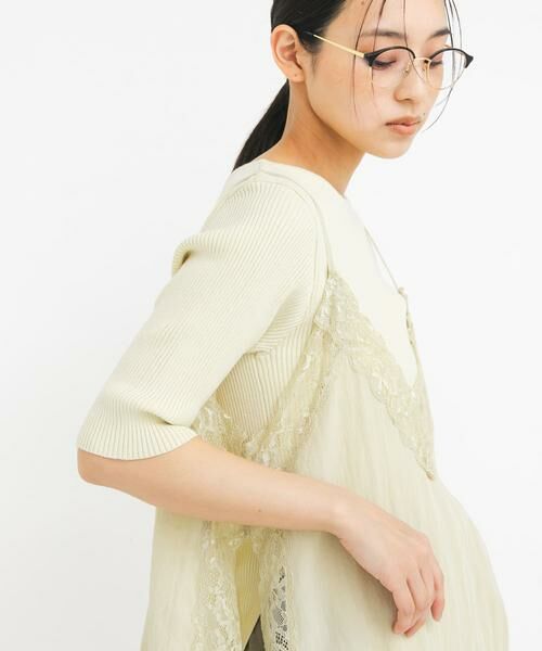 KBF / ケービーエフ ニット・セーター | アシンメトリーRIBニット | 詳細1