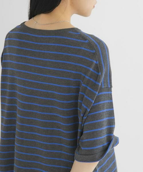 KBF / ケービーエフ ニット・セーター | BIGボーダーニット | 詳細8