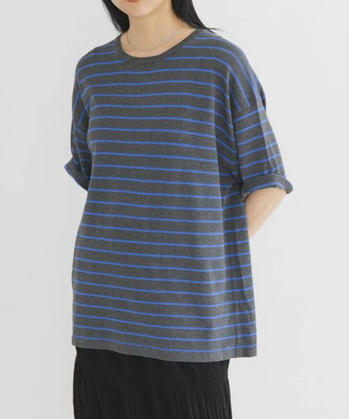 KBF / ケービーエフ ニット・セーター | BIGボーダーニット | 詳細10