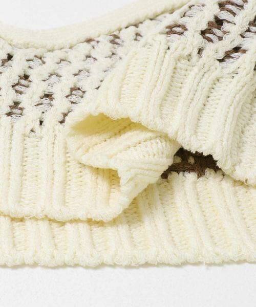 KBF / ケービーエフ ニット・セーター | ハニカムニットブラビスチェ | 詳細10