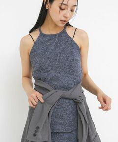 KBF / ケービーエフ タンクトップ | メランジRIBタンクトップ