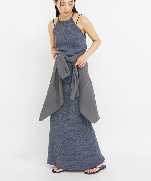 KBF / ケービーエフ タンクトップ | メランジRIBタンクトップ | 詳細10