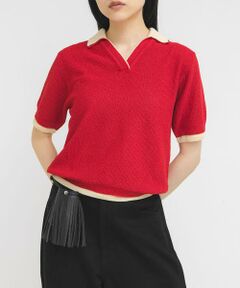 KBF / ケービーエフ ニット・セーター | レイヤードライクニットシャツ