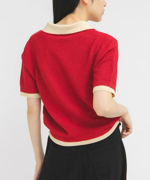 KBF / ケービーエフ ニット・セーター | レイヤードライクニットシャツ | 詳細2