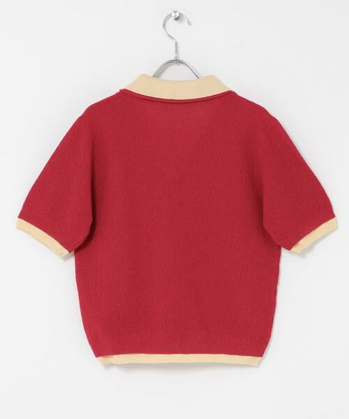 KBF / ケービーエフ ニット・セーター | レイヤードライクニットシャツ | 詳細9