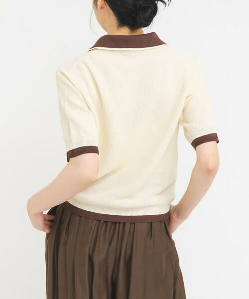 KBF / ケービーエフ ニット・セーター | レイヤードライクニットシャツ | 詳細14