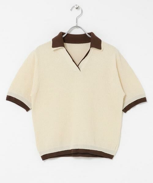 KBF / ケービーエフ ニット・セーター | レイヤードライクニットシャツ | 詳細18