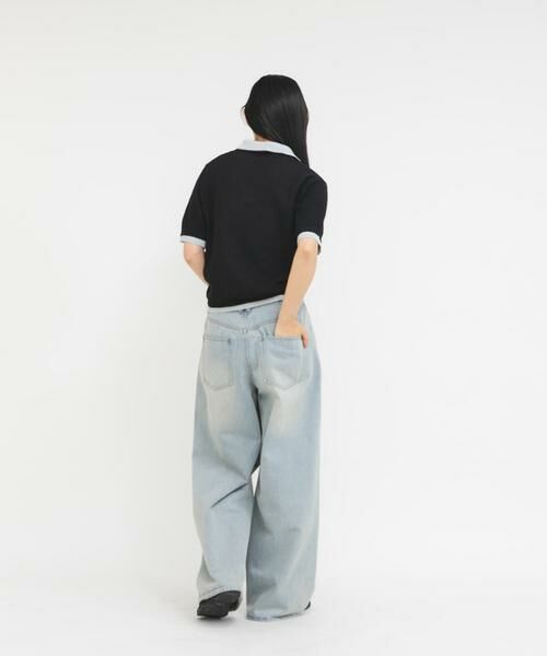 KBF / ケービーエフ ニット・セーター | レイヤードライクニットシャツ | 詳細26