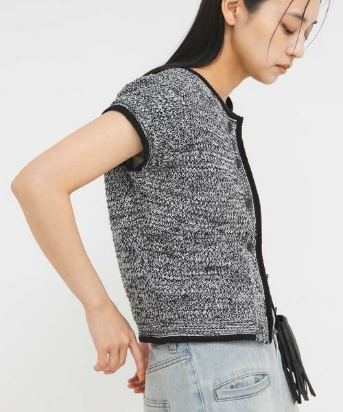 KBF / ケービーエフ ニット・セーター | コンパクトメランジニット | 詳細11