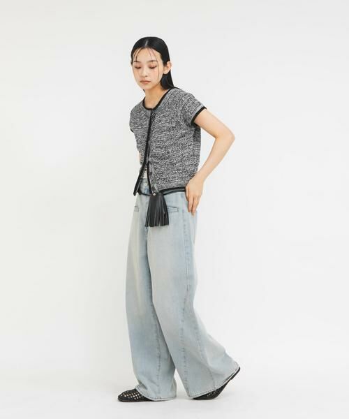 KBF / ケービーエフ ニット・セーター | コンパクトメランジニット | 詳細14