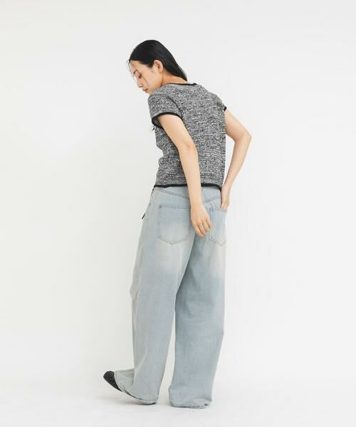 KBF / ケービーエフ ニット・セーター | コンパクトメランジニット | 詳細15