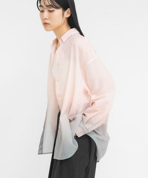 KBF / ケービーエフ シャツ・ブラウス | グラデーションシャツ | 詳細4