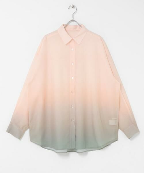 KBF / ケービーエフ シャツ・ブラウス | グラデーションシャツ | 詳細8