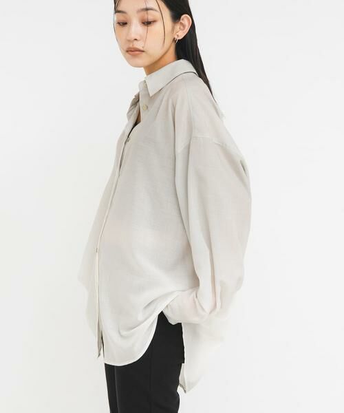 KBF / ケービーエフ シャツ・ブラウス | グラデーションシャツ | 詳細3