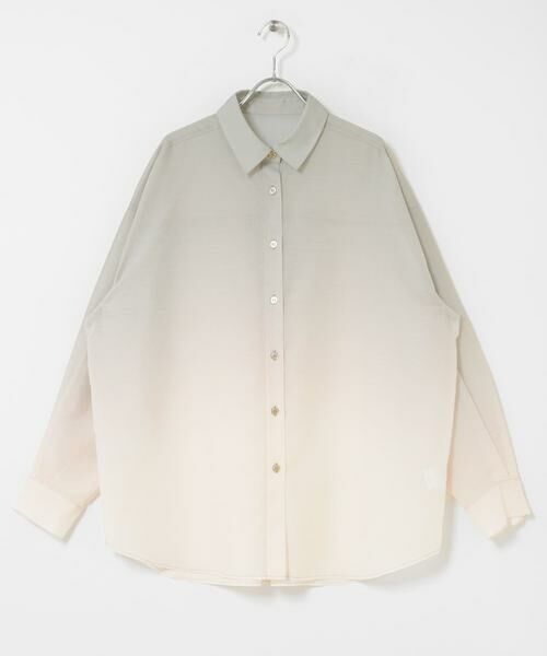 KBF / ケービーエフ シャツ・ブラウス | グラデーションシャツ | 詳細8